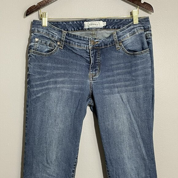 Torrid Bootcut Jeans Women Size 10T Tall Boho Hippie Western Cowboy Cowgirl Y2K - Picture 3 of 12